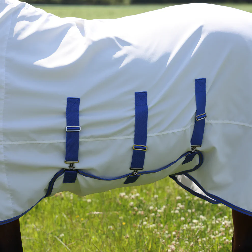 Shires Tempest Plus Sweet-itch Combo Rug White - Image 5