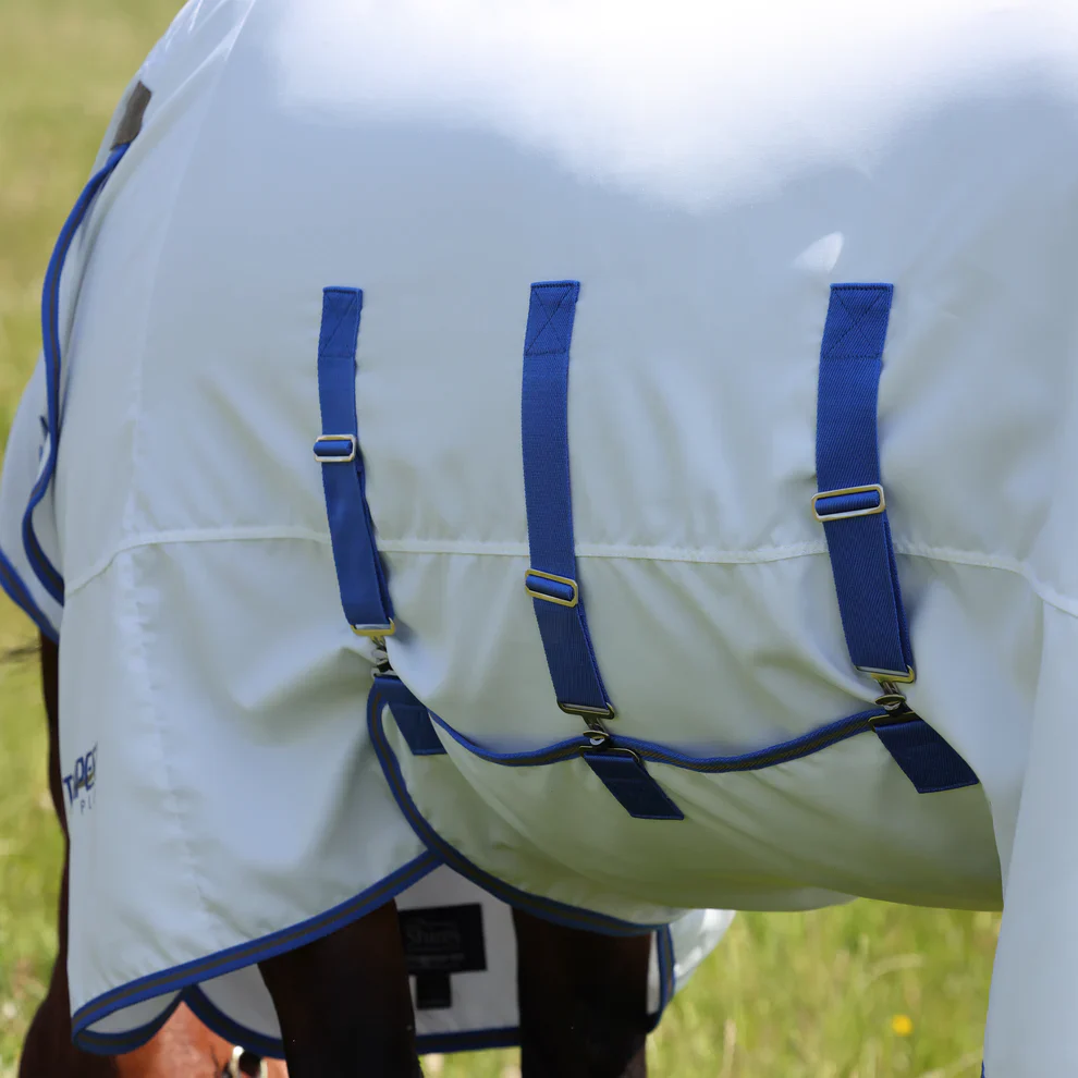 Shires Tempest Plus Sweet-itch Combo Rug White - Image 6