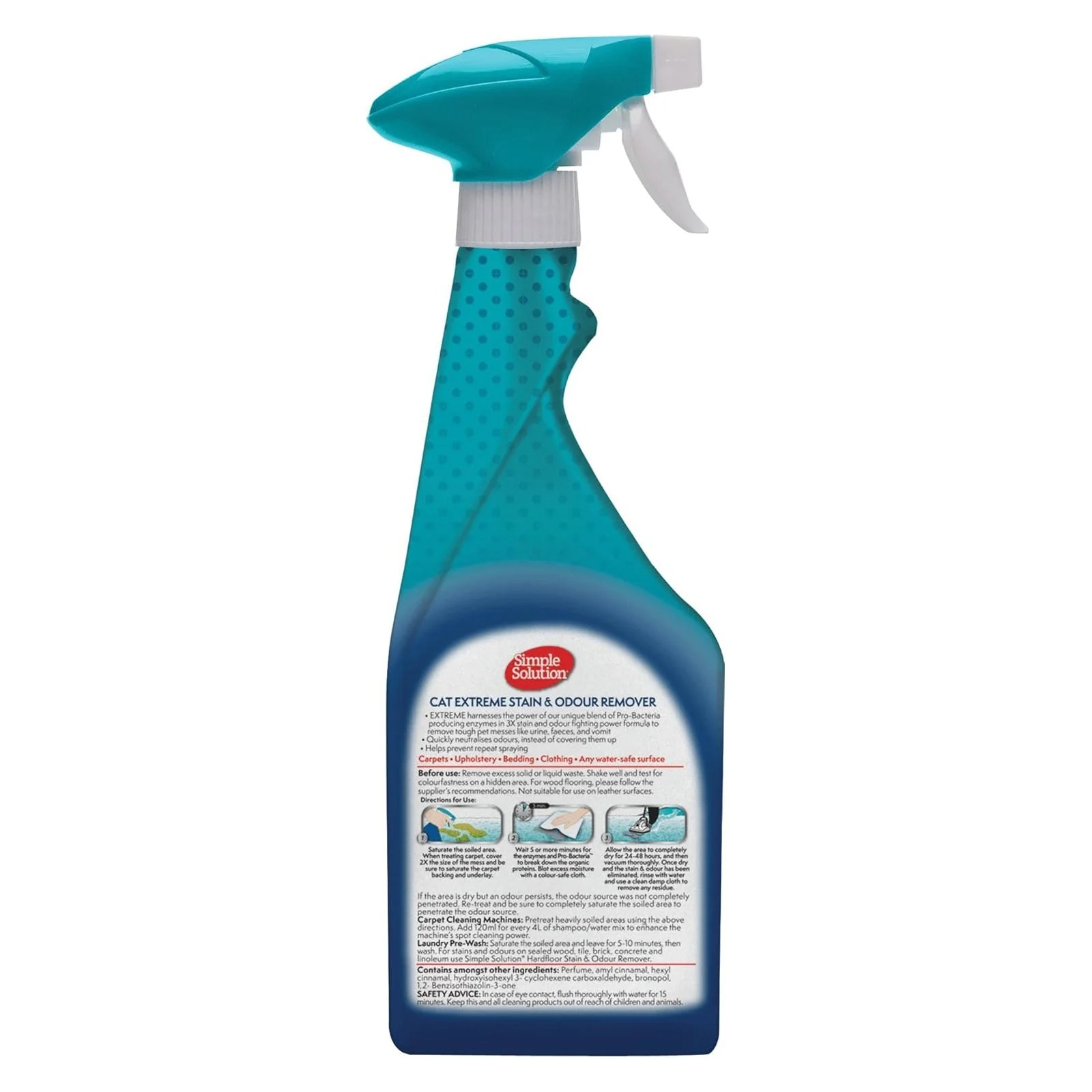 Simple Solution Extreme Stain + Odour Remover Cat 500ml - Image 2