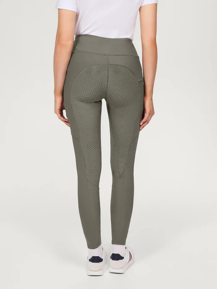Tommy Hilfiger Equestrian Devon Riding Full Grip Leggings Ash - Image 3