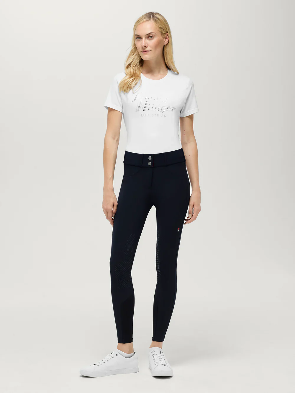 Tommy Hilfiger Equestrian Lea Knee Grip Breeches Desert Sky - Image 6