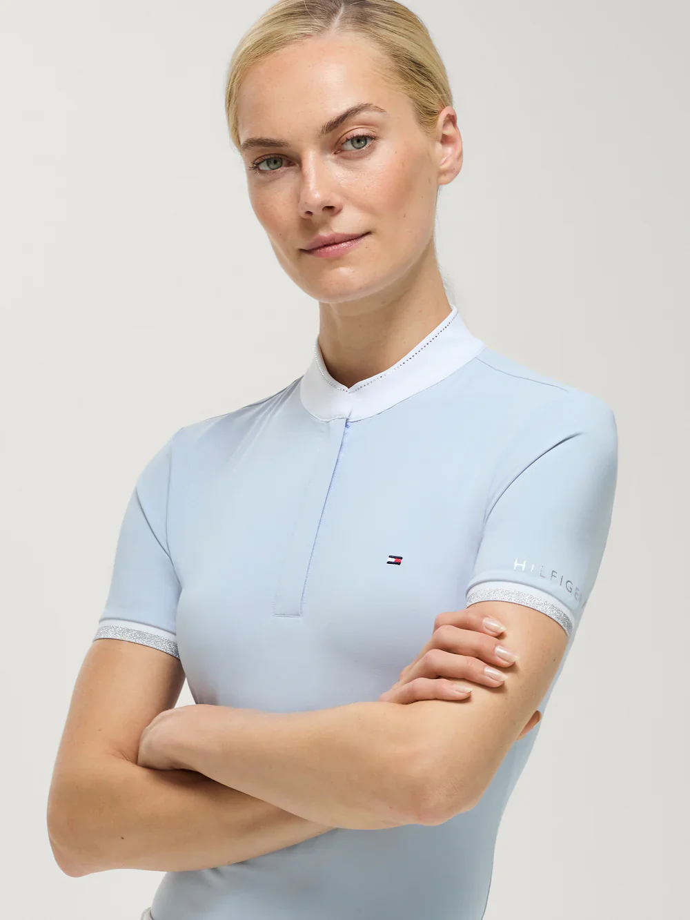 Tommy Hilfiger Equestrian Linsay Show Shirt Sweet Blue - Image 3
