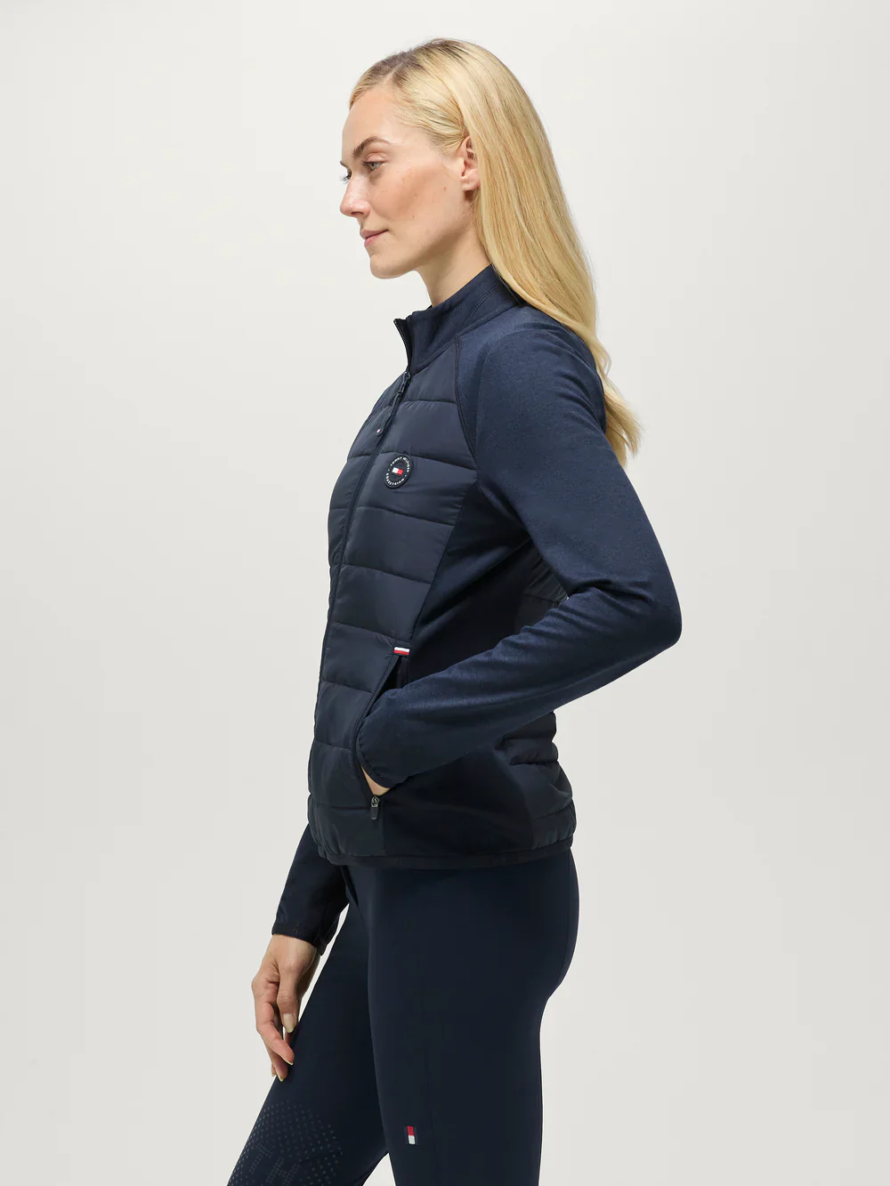 Tommy Hilfiger Equestrian Napa Hybrid Jacket Desert Sky - Image 2