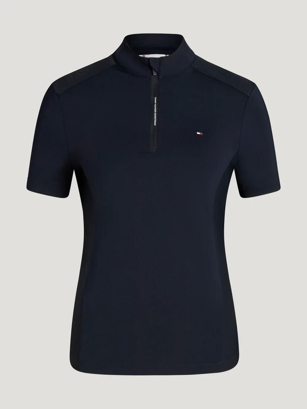 Tommy Hilfiger Equestrian Palma 1/4 Zip Training Top Desert Sky - Image 4