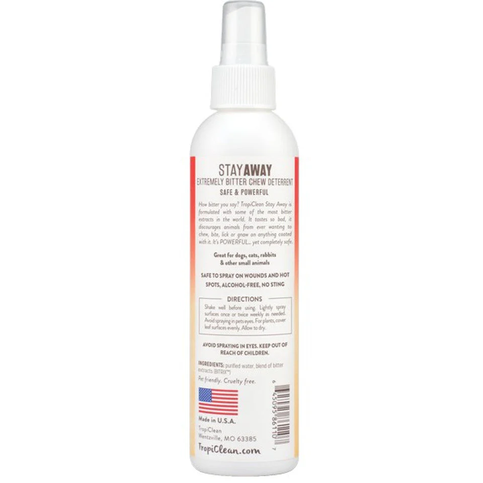 Tropiclean Stay Away Chew Deterrent Spray 236ml - Image 2