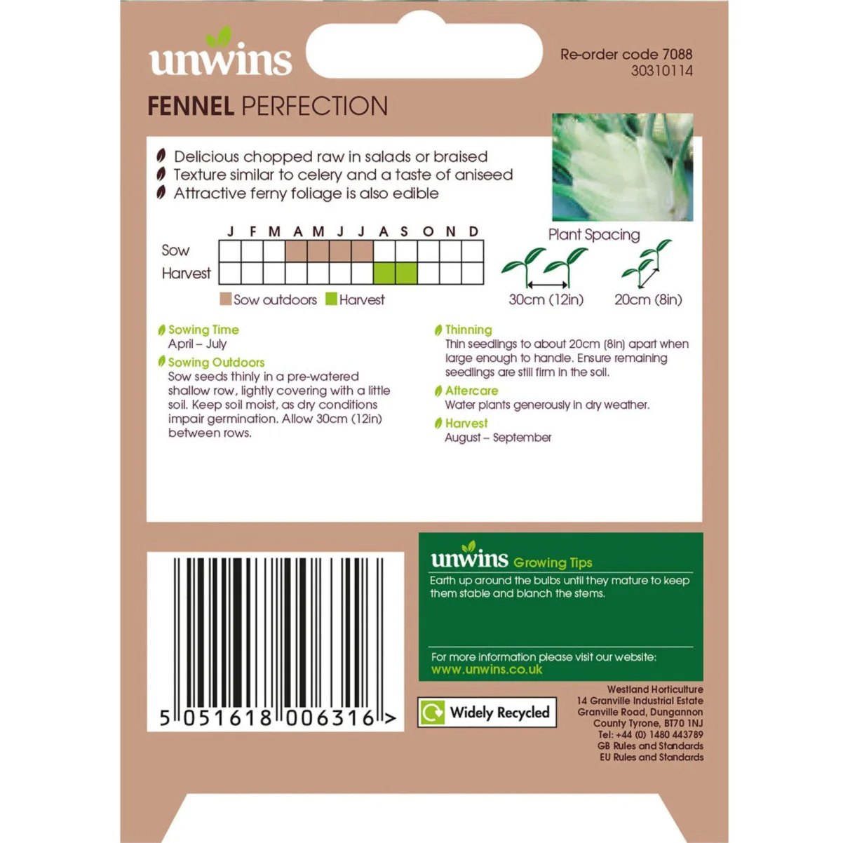 Unwins Fennel Perfection - Image 2
