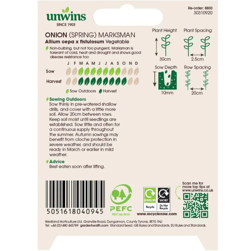 Unwins Onion (Spring) Marksman - Image 2