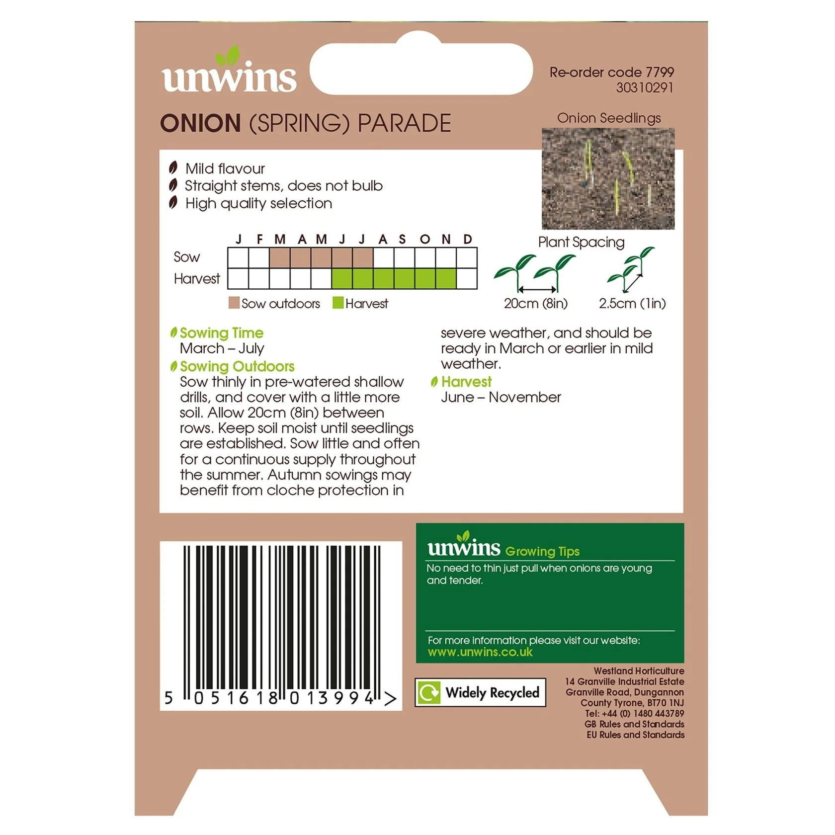 Unwins Onion (Spring) Parade - Image 2