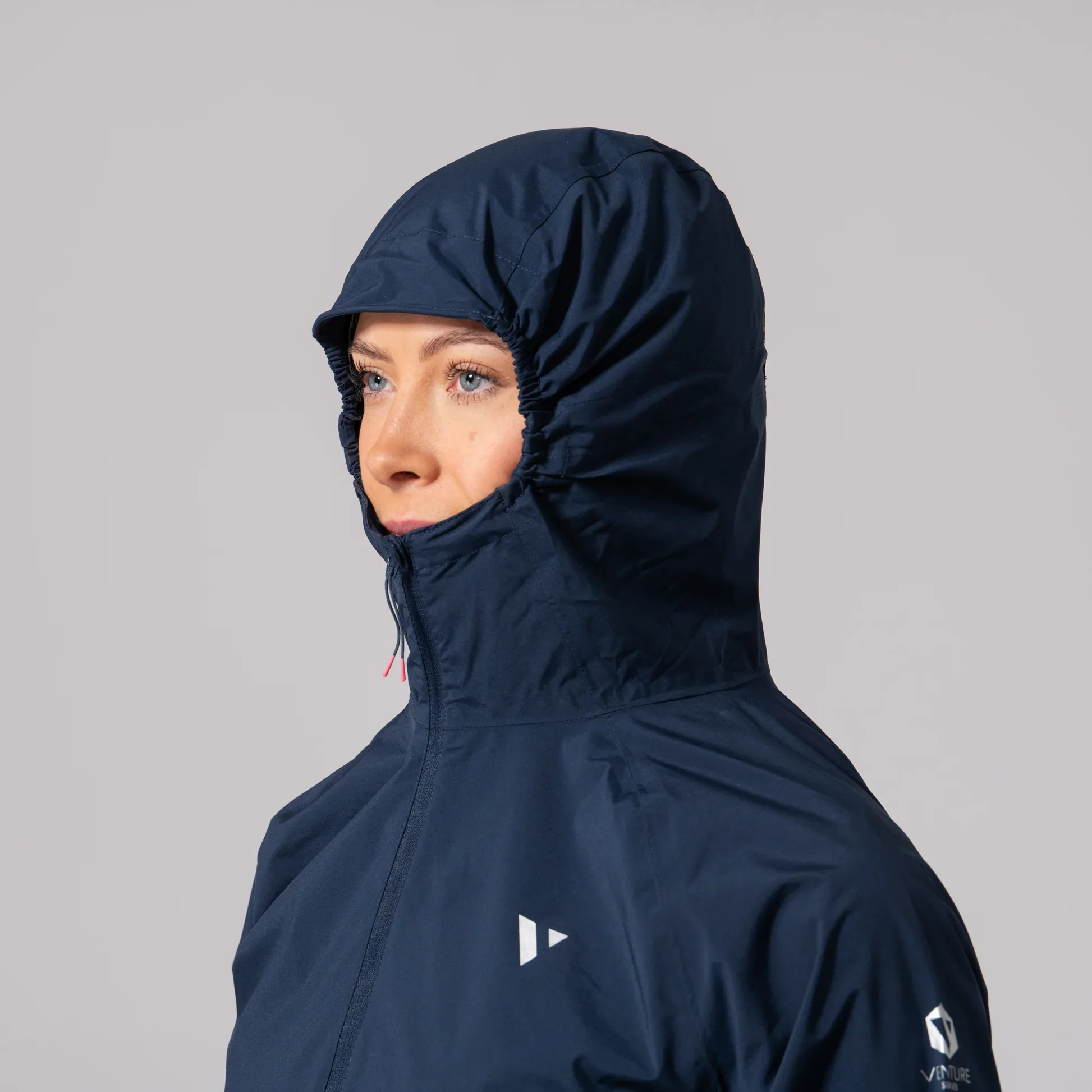 Venture Series Ladies Ultralite Jacket Navy - Image 5