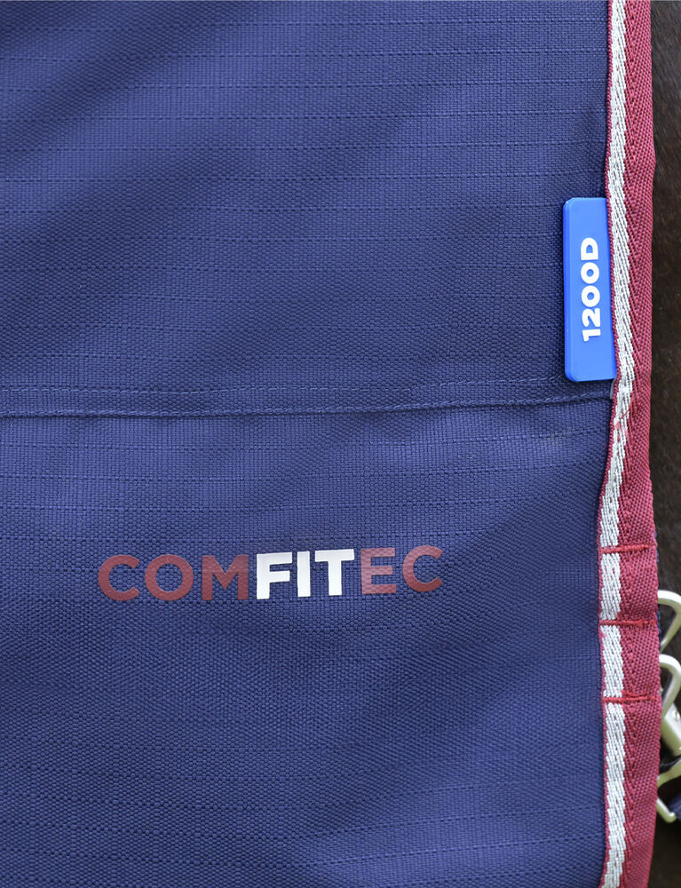 Weatherbeeta Comfitec Essential Combo Turnout 360g Navy / Burgundy - Image 6