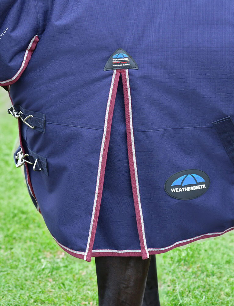 Weatherbeeta Comfitec Essential Combo Turnout 360g Navy / Burgundy - Image 7