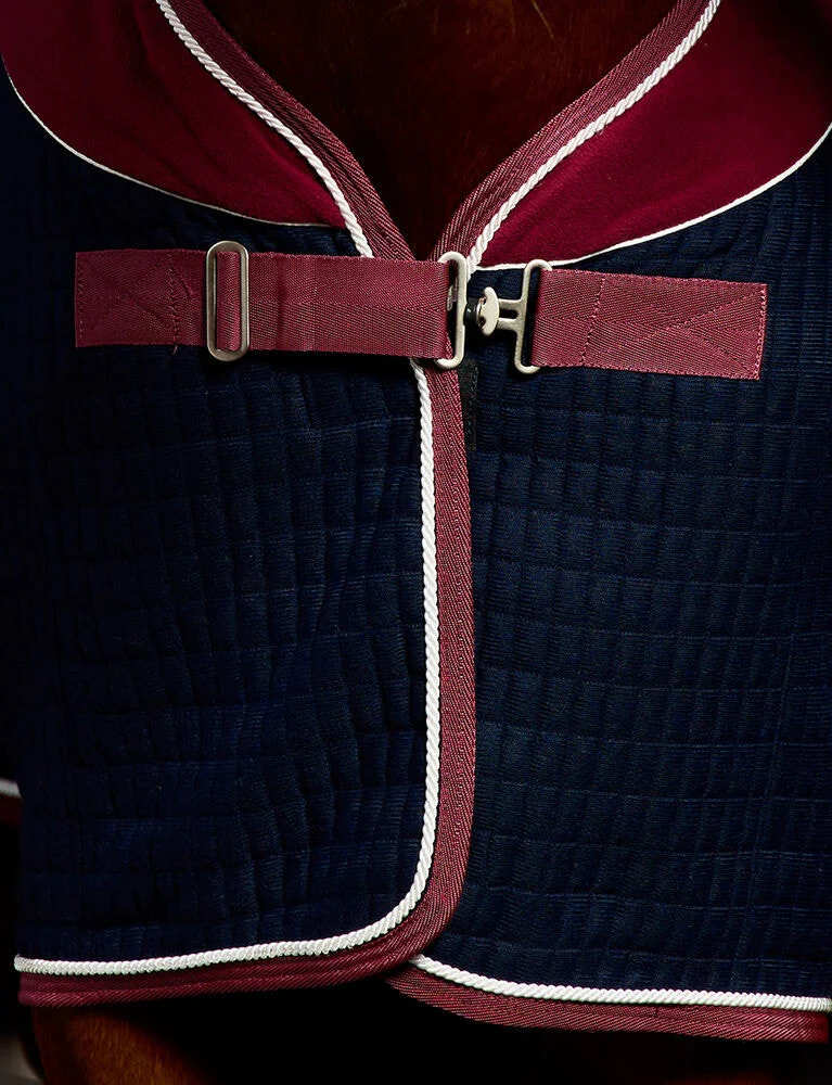 Weatherbeeta Thermocell Cooler Standard Neck Navy / Burgundy - Image 3