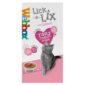 Webbox Lick-e-Lix Salmon Cat Treats 5x15g - Image 2