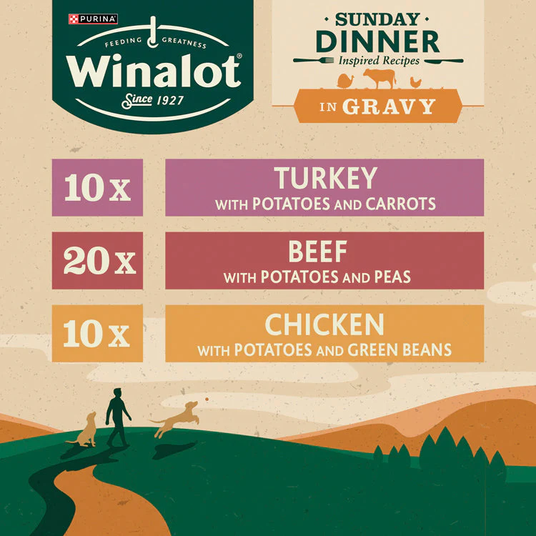 Winalot Sunday Dinner Pouches 40x100g - Image 4