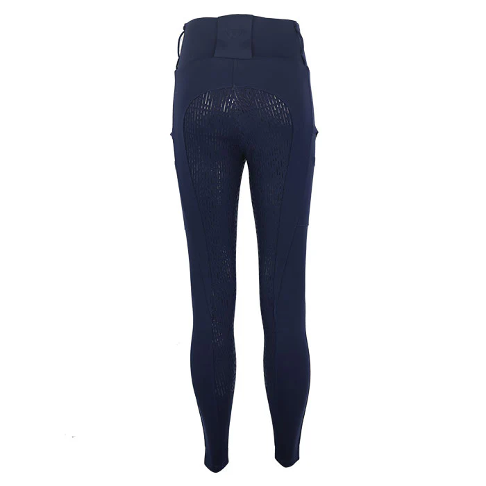 Woof Wear All Season Riding Tights Full Seat Navy - Image 5