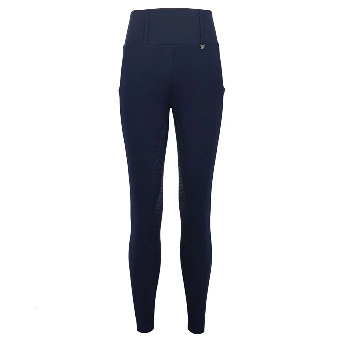 Woof Wear All Season Riding Tights Full Seat Navy - Image 6