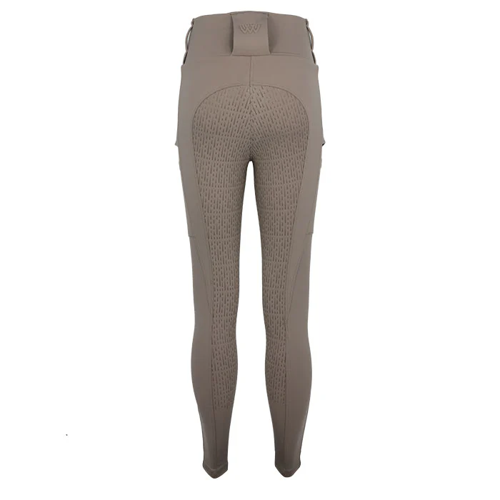 Woof Wear All Season Riding Tights Full Seat Stone - Image 5