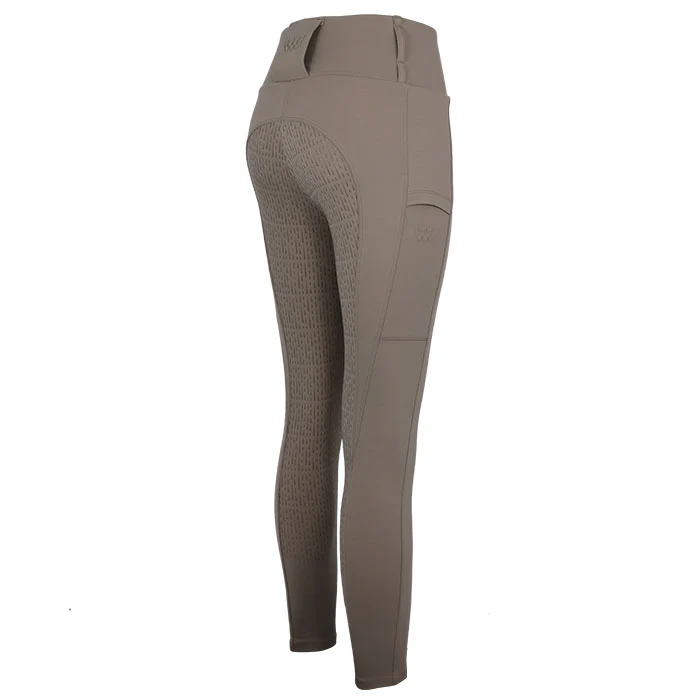 Woof Wear All Season Riding Tights Full Seat Stone - Image 6