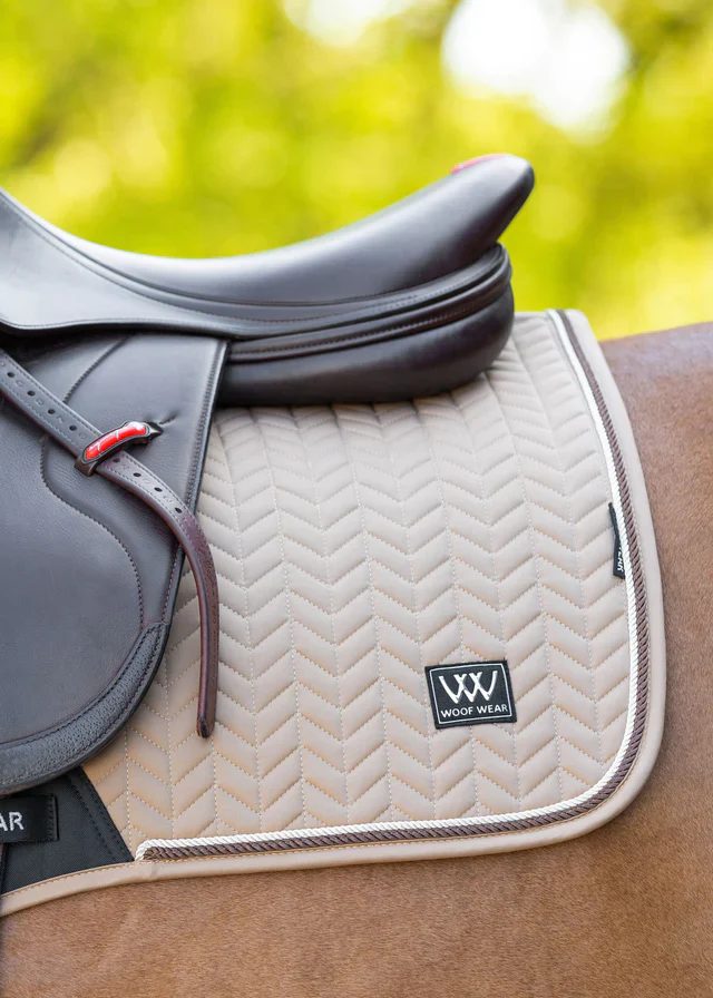 Woof Wear Herringbone Saddle Pad Close Contact - Image 4