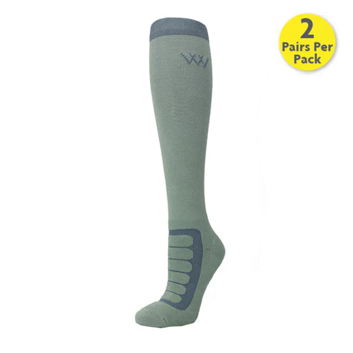 Woof Wear Long Bamboo Waffle Riding Socks - Image 4