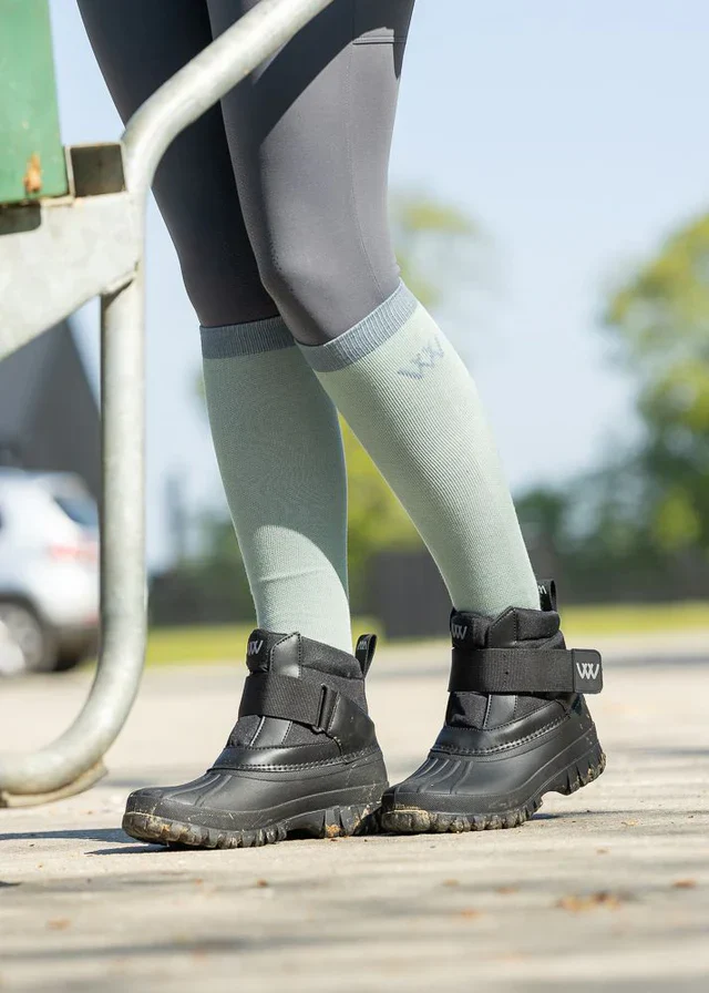 Woof Wear Long Bamboo Waffle Riding Socks - Image 5