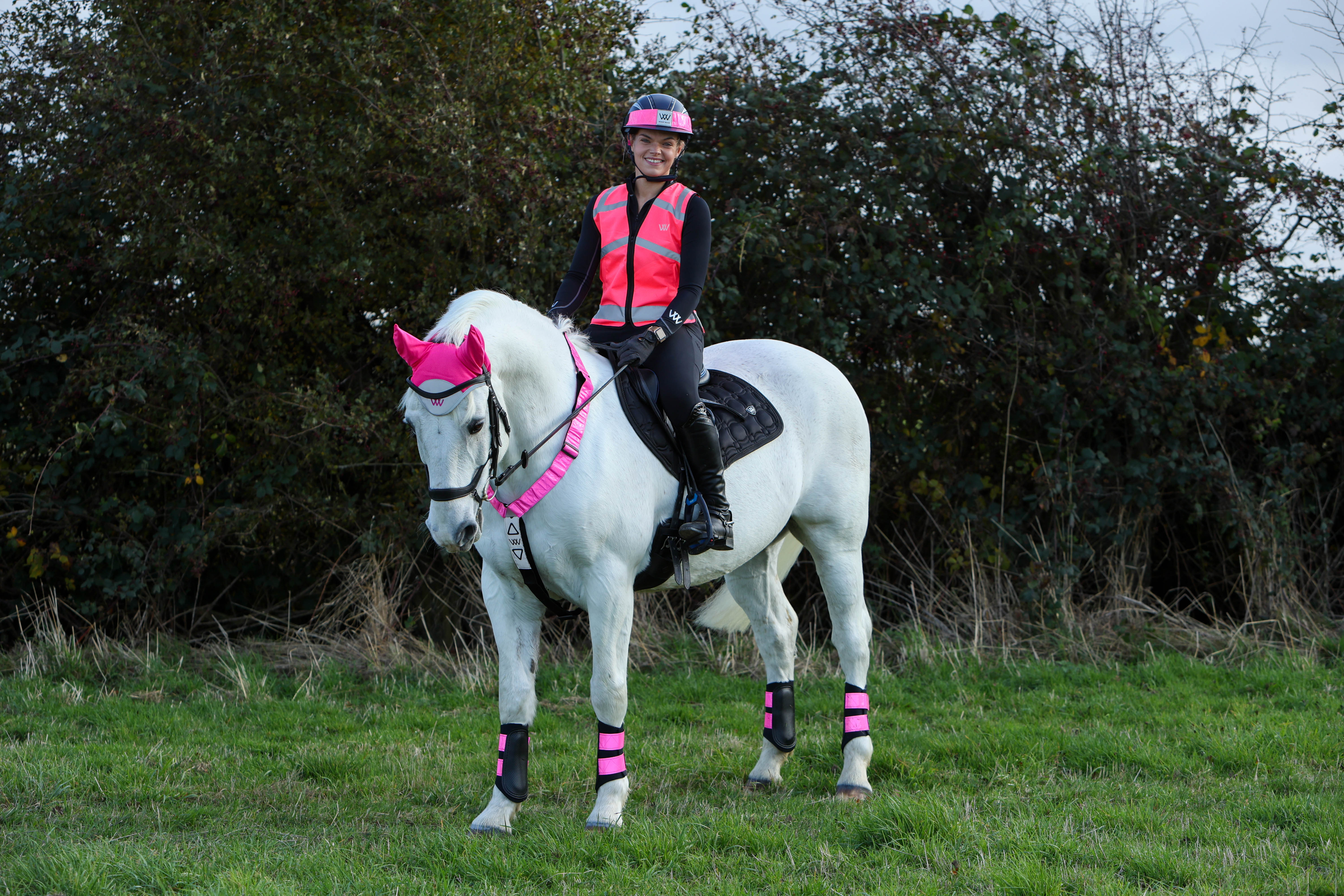 Woof Wear Reflective Club Brushing Boot Hi Viz - Image 3